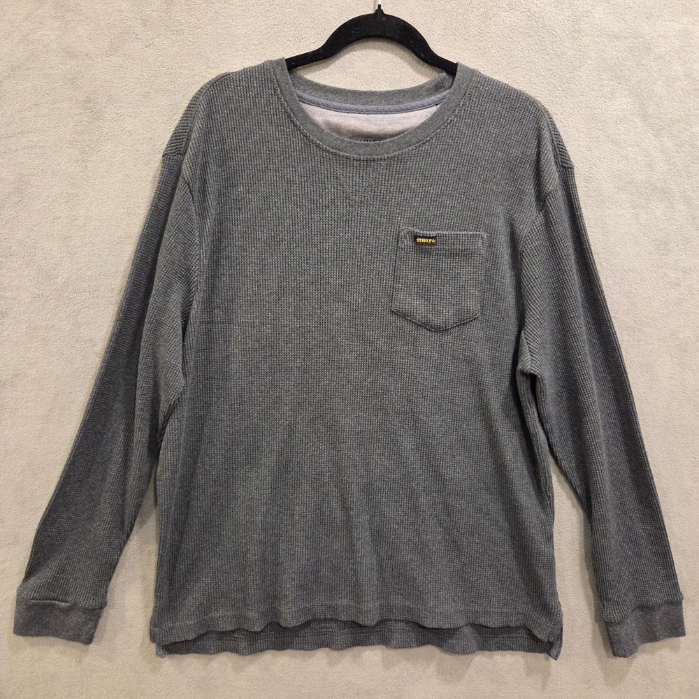 Stanley Waffle Knit Thermal Pocket Shirt Mens 2XL Workwear Rugged Gorpcore